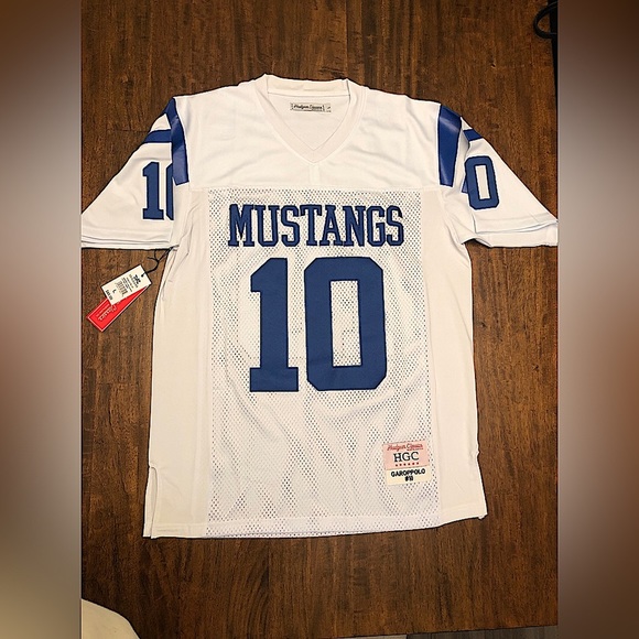 Jimmy Garoppolo High School Football Jersey, NWT, L Rolling Meadows Mustangs - Picture 2 of 2